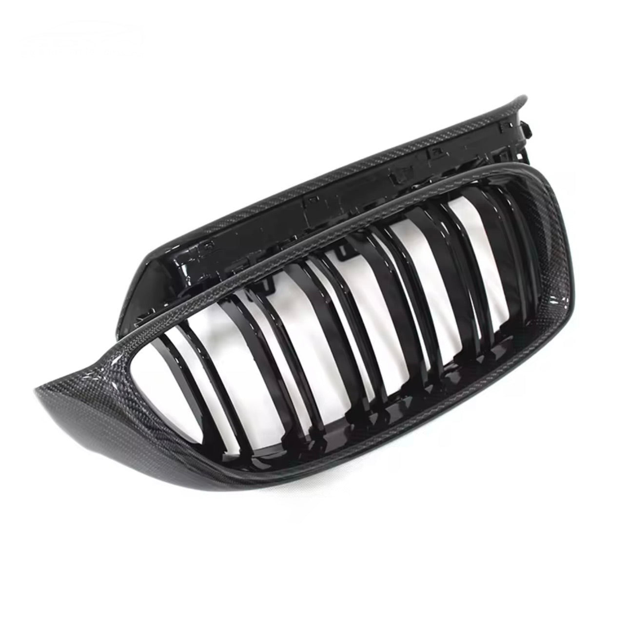 BMW F80 M3 F82/F83 M4 Carbon Fiber Dual Slat Kidney Grilles
